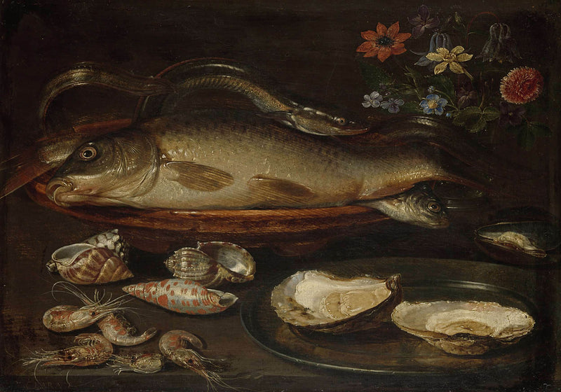clara-peeters-1607-still-life-with-fish-oysters-and-shrimps-art-print-fine-art-reproduction-wall-art-id-axfklq6ii