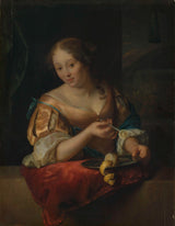 годфриед-сцхалцкен-1685-млада-жена-са-лимуном-уметничка-штампа-ликовна-репродукција-зид-уметност-ид-акијн9кцз
