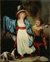 Вилијам-Арто-1790-деца-облечени-раскажаа-на-облеката-уметност-печатење-фина уметност-репродукција-ѕидни уметности