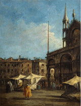 francesco-guardi-1760-uitsig-van-die-piazza-san-marco-in-venesië-kuns-druk-fyn-kuns-reproduksie-muurkuns