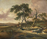 jan-wijnants-1669-pokrajina-z-a-peddler-and-ženska počiva-art-print-fine-art-reproduction-wall-art-id-axlwtvsuy