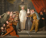 Antoine-Watteau-1720-the-italiensk-komikere-art-print-fine-art-gjengivelse-vegg-art-id-axm9qk1bd