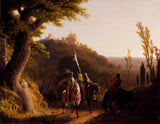 robert-walter-weir-1834-hertugen-af-bourbons-stop-at-la-riccia-på-hans-march-art-print-fine-art-reproduction-wall-art-id-axmv9b98s