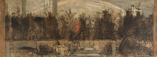 auguste-barthelemy-glaize-the-universal-judgment-sketch-art-print-fine-art-reproduction-wall-art