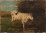 Wilem-maris-1880-white-cow-art-print-fine-art-reproduction-wall-art-id-axnlblnex