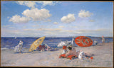 威廉·梅里特追逐1892年在海边的艺术印刷精美的艺术复制品墙艺术idaxog4wg9x