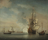 ukendt-1690-engelsk-krigsskib-affyring-en-hilsen-kunst-print-fine-art-reproduction-wall-art-id-axput5zb6