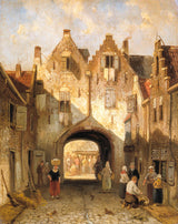 charles-leickert-1850-the-köhnə-port-art-print-fine-art-reproduction-wall-art-id-axqc5dfn7