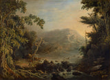 查爾斯·科德曼-1831-駝鹿獵人-藝術印刷-美術複製品-牆藝術-id-axrbya92g
