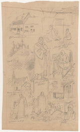 johan-braakensiek-1930-disain illustreerimiseks-amsterdamis-must-kunstitrükk-fine-art-reproduction-wall-art-id-axrveap73