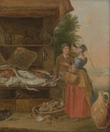 балтхазар-небот-1737-продавци рибе-штанд-уметност-штампа-ликовна-репродукција-зид-уметност-ид-акригф1вј