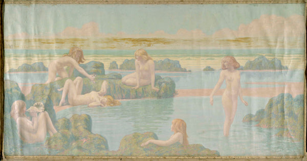 jean-francis-auburtin-1910-the-sea-garden-art-print-fine-art-reproduction-wall-art