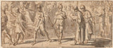 onbekend-1600-romeinse-soldaten-kunstprint-fine-art-reproductie-muurkunst-id-axtd72r3y