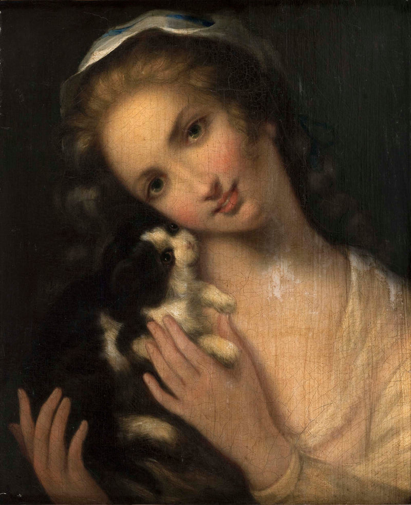 anonymous-girl-with-cat-art-print-fine-art-reproduction-wall-art