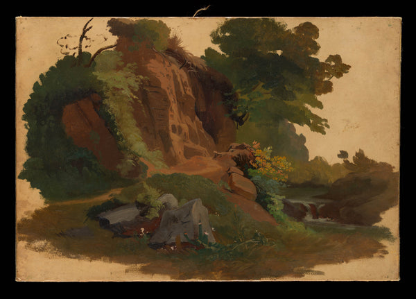 johann-jakob-frey-1835-rocky-outcrop-by-a-stream-in-the-roman-campagna-art-print-fine-art-reproduction-wall-art-id-axv0tr7xh