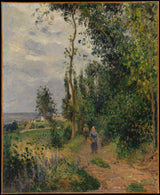 camille-Pissarro-1878-coast-grouettes-nær-Pontoise-art-print-fine-art-gjengivelse-vegg-art-id-axvq08ehz