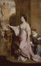 pane Joshua Reynolds - 1765-lady-sarah-Bunbury obetovať-to-the-milosťami-art-print-fine-art-reprodukčnej-wall-art-id-axvrl5oui
