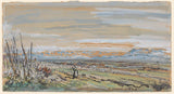 johan-barthold-jongkind-1881-vy-av-ett-platt-landskapskonsttryck-finkonst-reproduktion-väggkonst-id-axwmarmak
