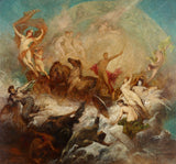 汉斯·马卡特1884年，黑暗中的光战胜利-艺术印刷-精美的艺术复制品-壁画-艺术ID -axwy5zu1h