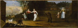 drottning-Ulrika-Елеонора-га-1682-ландшафтно с танци-мечка-арт-печат-фино арт-репродукция стена-арт-ID-axyj0ecxg