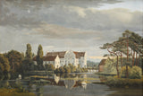 cvm-jensen-1839-a-mansão-de-gisselfeld-zelândia-impressão-de-arte-reprodução-de-arte-de-parede-id-axyuktlz1