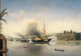 unknown-1858-the-shelling-of-the-kraton-sultan-of-jambi-art-print-fine-art-reproduction-wall-art-id-axzp0gnn7