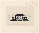 leo-gestel-1891-用兩個夯實的藝術印刷精美藝術複製牆藝術 id-ay10ln0nk 創建一個小插圖寺廟