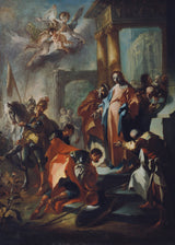 франц-антон-мулбертсцх-1755-христ-и-поглавица-капари-уметност-принт-ликовна-репродукција-зид-уметност-ид-аи11ано4е