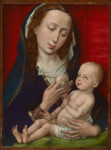 Workshop-of-rogier-van-der-weyden-1500-virgin-and-child-art-print-fine-art-reproduktion-wall-art-id-ay1jdurri