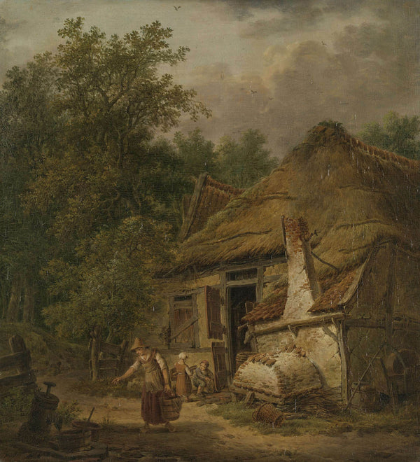 pieter-pietersz-barbiers-1814-farmhouse-near-helvoirt-art-print-fine-art-reproduction-wall-art-id-ay25jh8v5