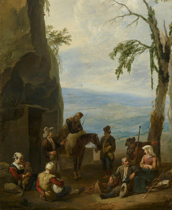 johannes-lingelbach-1660-italian-landscape-with-resting-peasants-art-print-fine-art-reproduction-wall-art-id-ay4iafyqh