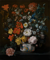 路易·提赛尔（Louis-Tessier）1760年，在一个尚蒂伊花瓶中的花朵上打印了精美的艺术复制品-墙-艺术-id-ay5ylh3tm