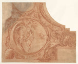 mattheus-terwesten-1680-projekt-na-narożnik-kawałek-sufitu-jako-Jowisz-artystyczny-druk-reprodukcja-sztuki-sztuki-ściennej-id-ay64r5r2z