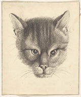 Jean-Bernard-1775-猫头从前面艺术印刷精美艺术复制墙艺术 id-ay7l4qbz9