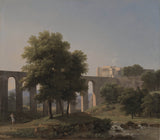 jean-victor-bertin-1807-un-aqüeducte-prop d'una-fortalesa-impressió-art-reproducció-bell-art-wall-art-id-ay9f5vp9v