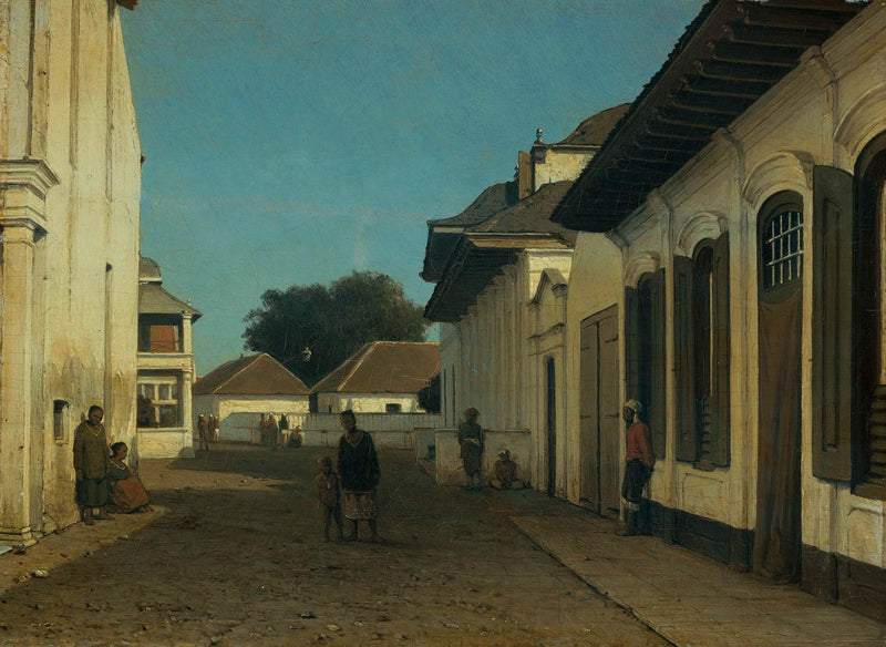 unknown-1860-a-street-in-the-old-part-of-batavia-art-print-fine-art-reproduction-wall-art-id-ay9f7jm1w