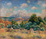 pierre-auguste-renoir-1889-montagne-sainte-victoire-paisagem-impressão-arte-reprodução-de-finas-artes-arte-de-parede-id-ay9w6ty2o