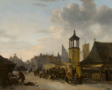 egbert-van-der-poel-1650-a-rynek-rybny-sztuka-druk-reprodukcja-dzieł sztuki-sztuka-ścienna-id-aya4fx1bj