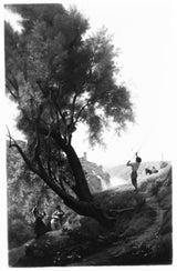 弗朗索瓦·路易斯-弗朗索瓦-1868-在蒂沃利藝術印刷品精美藝術複製品牆藝術 id-ayb5qn1j8 收集橄欖