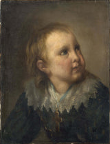 anonimo-1820-ritratto-di-bambino-stampa-d'arte-riproduzione-d'arte-arte da parete