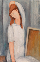 Amedeo-Modigliani-1919-jeanne-Hebuterne-art-print-fine-art-gjengivelse-vegg-art-id-aybmuynwy