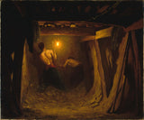 gaston-brun-1899-the-works-of-line-1-of-the-metropolitan-trench-under-the-place-de-letoile-art-print-fine-art-reproduction-wall-art