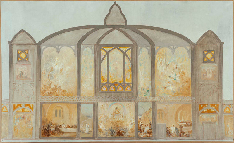 alfred-plauzeau-1900-sketch-for-the-saint-jean-de-montmartre-art-print-fine-art-reproduction-wall-art