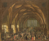 tundmatu-1607-suur-saal-Prahas-hradschini-loss-kunst-print-kaunite kunstide reproduktsioon-seinakunst-id-ayd2416h5