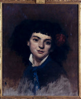 安德烈吉爾女性肖像藝術印刷美術複製品牆壁藝術