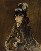 Edouard-manet-1673-Berthe-Morisot-art-print-fine-art-gjengivelse-vegg-art-id-ayddr3k66