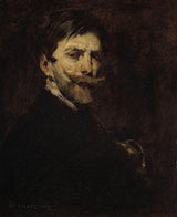 וויליאם-מריט-צ'ייס -1875-דיוקן עצמי-אמנות-הדפס-אמנות-רפרודוקציה-קיר-אמנות-איד-אידנחפגק
