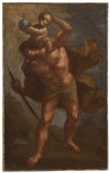 neznámy-sv.krištof zo 17.-storočia-s-kresťanským-dieťaťom-umelecká-tlač-výtvarná-umelecká-reprodukcia-nástenného-art-id-ayeayyg9e