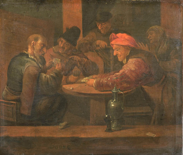 daniel-boone-1650-peasants-playing-cards-art-print-fine-art-reproduction-wall-art-id-ayehjpia9