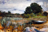 frank-duveneck-1881-polling-landscape-art-print-fine-art-mmeputakwa-wall-art-id-ayek1ej5n
